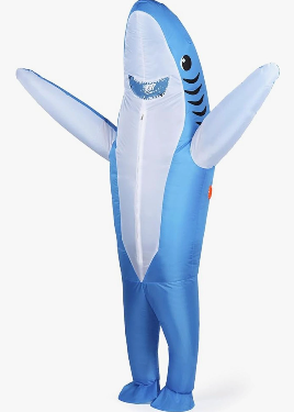 Shark Costume Blow Up Costume Adult For Halloween Christmas Cosplay Party