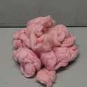 Colored Natural Wool Roving, 8 OZ. Best Wool for Needle Felting, Wet Felting, Handcrafts and Spinning (Baby Pink)