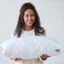 Avocado Organic Cotton Pillow GOLS Certified, Adjustable Loft, Medium Firm for Back, Side & Stomach Sleepers, Standard