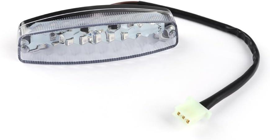 HERIS LED Rear Tail Brake Lights for 50cc 70 Cc 90cc 110cc 125cc 150cc Taotao SunL JCL Coolster Roketa Kazuma Chinese ATVs Quad Baja Jonway 4 Wheeler