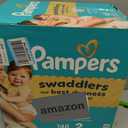 Pampers Swaddlers Diapers, Size 2 (10-22 lbs), 148 Count, Fragrance Free, Hypoallergenic, Absorbent, Pediatrician Recommended, Skin Safe