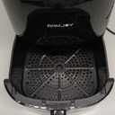 Air Fryer 3.8 Quarts for 1-2 people, 8-in-1 Functions, Air Fry, Roast, Bake, Broil, Preheat, Shake, Digital Small Air Fryer, Nonstick Dishwasher-Safe Basket, Compact Air Fryers, Black