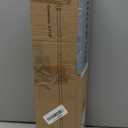 Modern Black Curtain Rods Set, 48-84 Inches Adjustable, Heavy Duty 1 Inch Diameter, Decorative Finials, 2 Pack, for Windows, Outdoor, Farmhouse, Bedroom, Kitchen, Living Room