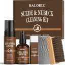 Suede & Nubuck Care Kit, 5-Piece Set with Cleaner, Protector, Suede Brush & Eraser Clean, Microfiber Cloth, Premium Care Kit Protect for Shoes, Boots, Uggs, Furniture, Jackets, Bags and Apparel