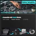 53-4925 PartsFlow Vacuum Power Brake Booster Compatible with Toyota Tacoma 2005 2006 2007 2008 2.7L 4.0L 4461004150 4461004161 without Master Cylinder