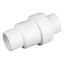 PVC check valve, suitable for swimming pools, water tanks and spas. (1-1/2 inch)