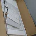 Sweetcrispy 47" Computer Desk with 6 Drawers, Home Office Gaming Desks with Storage Shelves for Bedroom, Writing Study Corner Living Room Work Table White