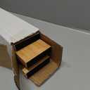 Bamboo Kitchen Drawer Organizer Divider Stackable for Deep Drawers, (Set of 4) Spring-loaded dividers that are Expandable & Adjustable, Kitchen Organizer