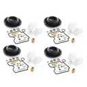 Carburetor Carb Rebuild Repair Kit with Diaphragm and Float Fit for Suzuki GSX600F Katana 600 1998-2006