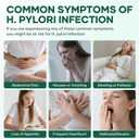 H Pylori Test Kit 2 PCS H. Pylori Test, H-Pylori Stool (Antigen) Self-Test for Home Use, 99.9% Accurate, Fast 10-15 Min Results, Easy to Use, No Lab Needed