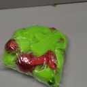 Jutom 6 Feet Whimsical Christmas Garland Decorations Xmas Green Faux Fur Ribbon Trim with Red Green Balls Xmas Tree Winding Garland Furry Stripe Indoor Outdoor for Front Door Fireplace Table Decor