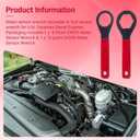Water Sensor Wrench Set for 6.6L Duramax Engines,Use for Replacing The Fuel Filter or Servicing The Water Sensor,Includes 6-Point 34900 & 12-point 34350 Water Sensor Wrench
