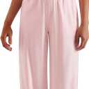 SUUKSESS Women 2 Piece Matching Lounge Workout Sets Outfits Sleeveless Cropped Tops Summer High Waisted Wide Leg Pants (M)