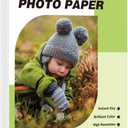 Koala Thin Semi-Glossy Photo Paper 8.5x14 Inches Legal Size 100 Sheets Compatible with Inkjet and Laser Printer for Brochure Flyer Printing 6Mil Use DYE INK 30LB