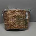 CENBOSS Rattan Christmas Tree Collar, Wicker Tree Skirt & Stand Base Cover (Brown Wash, 24 inch)