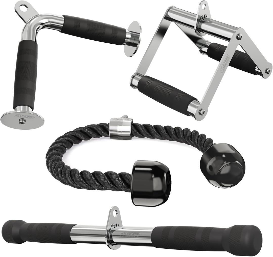POWER GUIDANCE Cable Machine Attachment, LAT Pulldown Attachments, Cable Attachments for Gym, Home Gym Accessories