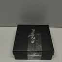 PlusZis 28"-68" Men's Leather Ratchet Dress Belt Big And Tall Cowhide Crocodile/ Alligator Design With Automatic Buckle