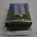 MIULEE Velvet Curtains 102 inches - Luxury Blackout Curtains for Bedroom Living Room Thermal Insulated Super Soft Window Drapes Rod Pocket & Back Tab, Olive Green, W52 x L102 inches, 2 Panels