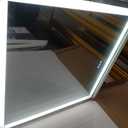 LOAAO 36"X36" LED Bathroom Mirror with Lights, Anti-Fog, Dimmable, RGB Backlit + Front Lighted, Bathroom Vanity Mirror for Wall, Memory Function