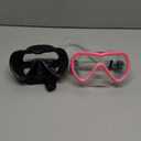 Supertrip Adult Swim Goggles, 2 Pack Snorkel Diving Mask with Nose Cover, Tempered Glass Scuba Swim Mask Snorkeling for Adult Men Women Youth