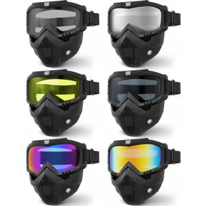 Frienda Motorcycle Goggles Mask Paintball Mask Anti Fog Motorcycle Riding Glasses Tactical Airsoft Safety Goggles Atv