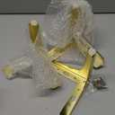 GOSCHE 6 Inch Furniture Legs Gold, Metal Sofa Legs Set of 4, Modern Style Replacement Couch Legs for Dresser Chair Bed Cabinet Table Ottoman Cupboard DIY Replacement Feet