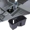 Aunginsy Center Console Cup Holder Protector Compatible with Toyota Tundra 2022-2025 Car Central Control Front Gear Shifter Drink Cup Holder Organizer Tray Storage Box Insert Coaster TPE Accessories