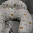 Momcozy Original Nursing Pillow and Positioner, Plus Size Breast Feeding Pillow for More Support for Mom and Baby Boy or GirlBaby Essentials for Nursing or Bottle Feeding and Removable Cotton Cover