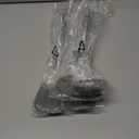 4 Pcs Cooking Utensils Set, Stainless Steel Kitchen Utensils, Heat Resistant Metal Kitchen Tools Include Solid & Slotted Turner Wok Spatula, Serving Spoon, Ergonomic Handle, Easy to Clean, Silver (B. 4 Pieces)