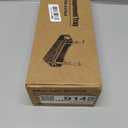 Under Desk Cable Management Tray White, Cinati Wire Organizers No Drill, Cable Tray with Clamp for Wire Management, Cord Organization Box for Office, Home - No Damage to Desk