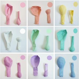 Macaroon Rainbow BalloonMixed Size 12/5 inch Pastel Colorful Latex Balloons For Birthday Wedding Baby Shower Easter Party Decorations