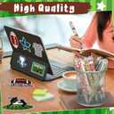 Football Stationery Set Football Lover Gifts 0.5mm Ballpoint Pens,Pencil Bag,Stickers for Office School Supplies Gifts