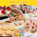 Cake Pop Mold Kit,Cake Pop Cutter, Pusher, 100pcs Cake Pop Sticks, Durable Cake Pop Maker for Cakepops, Lollipops, Chocolates, Candies & Cookies