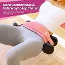 Hip Thrust Belt, Balency Hip Thrust Belt for Dumbbells Heavy, Booty Belt for Hip Thrust, Slip-Resistant Padding Hip Thrust Belt for Gym or Home Workouts, Hip Thrust Band for Dumbbell Kettlebell Plate