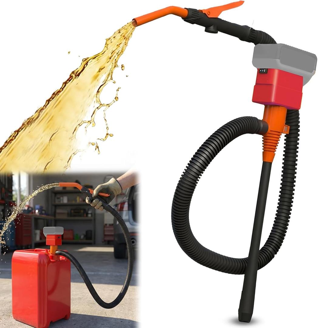 5 Gpm Cordless Fuel Transfer Pump, Portable Gas Transfer Pump