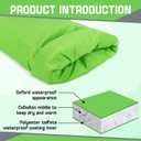 3 Pack Green Outdoor Faucet Covers for Winter Insulated Freeze Protection 27.9" x 14.9" Hose Bib Covers for Winter Reusable Thicker Waterproof Insulated Spigot Cover with Reflective Strips