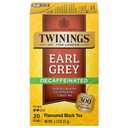 Twinings Decaffeinated Earl Grey Black Bergamot Tea Bags 20 CT Box (1 Pack) | Classic Black Tea, Light & Citrusy, Without Caffeine, 20 Foil Lined Individually Wrapped Bags, Enjoy Hot or Iced (EXP 08/08/27)