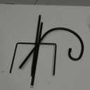 FEED GARDEN Adjustable 32 Inch Small Shepherd Hooks for Outdoor, Garden Hooks for Lanterns, Sheperd Hook for Hanging Plants, Bird Feeders, Solar Lights, Mason Jars, Weddings Decor, 1 Pack