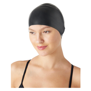 WHALE Swim Cap for Women and Men, Durable Silicone Swim Cap with Ear Protection, Unisex Adult Swim Caps for Long, Thick, Curly Hair, Dreadlocks, Braids, Weaves, and Afro Hair