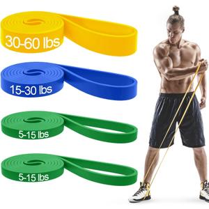 Pull Up Bands, Resistance Bands, Pull Up Assistance Band Resistance Exercise Bands for Men & Women Working Out, Body Stretching, Physical Therapy, Muscle Training - Blue Model 001