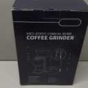 Conical Burr Coffee Grinder, Electric Coffee Bean Grinder for Precise Grinding, 35 Settings, 212 Cup Selector, Anti-Static Design for Home Use, Black