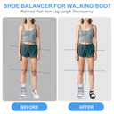 Shoe Balancer Shoe Lift for use with Walking Boot, Height Leveler for Leg Lenght Adjustments, Shoes Leveler Shoes Riser for Men & Women (Medium)