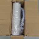 PATIKIL Drum Lamp Shades Set of 2, 12"x12"x8" Linen Lamp Shade Easy Assembly Lampshade for Table Lamps Floor Lamps Pendant Lights, Beige