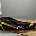 SKLZ Hurricane Batting Swing Trainer for Baseball & Softball - Durable Swing Arm - 4 Power Band System - High-Visibility, Anti-Dent Target Ball Head - Screw-in Base Legs, Metal Stakes & Carry Bag