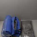 Anluoer Queen Comforter Set 7 Piece, Navy and Grey Bed in a Bag with Sheets, All Season Bedding Comforter Sets with 1 Comforter, 2 Pillow Shams, 2 Pillowcases, 1 Flat Sheet,1 Fitted Sheet