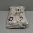 YoungsTex 95 Inches Long Curtains for Living Room 2 Panels - Linen Light Filtering Drapes with Bronze Grommet Netural Floor Length Semi Sheer Window Treatments or Bedroom, 52 X 95 Inch (Natural)