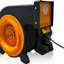JumpOrange Bounce House Air Blower 1.5HP for Inflatables Bouncy Castle and Slides Commercial Cyclone Fan for Indoor and Outdoor Use