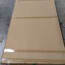 Beauty4U 79" x 39" Large Full Length Mirror with Stand, Metal Frame Black Wall Mounting Full Body Tempered Mirror for Living Room, Bedroom