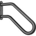 Handrails for Outdoor Steps, Heavy Duty Non-Slip Handrail, U-Shaped Safety Hand Rails, Wall-Mounted Rail for 1-3 Step Stairs, 19" Length Railings for Indoor and Outdoor