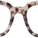 Madison Avenue Blue Light Blocking Glasses Oversized Fashion Blue Light Glasses for Women Anti Eyestrain & UV Protection Computer Eyeglasses (Milk Grey Brown)